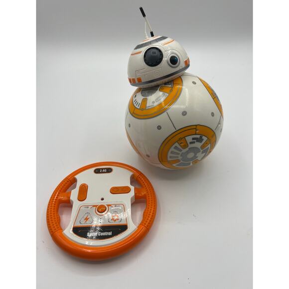 Disney Star Wars The Force Awakens BB-8 Talking Remote Figurine RC Robot - Picture 1 of 2